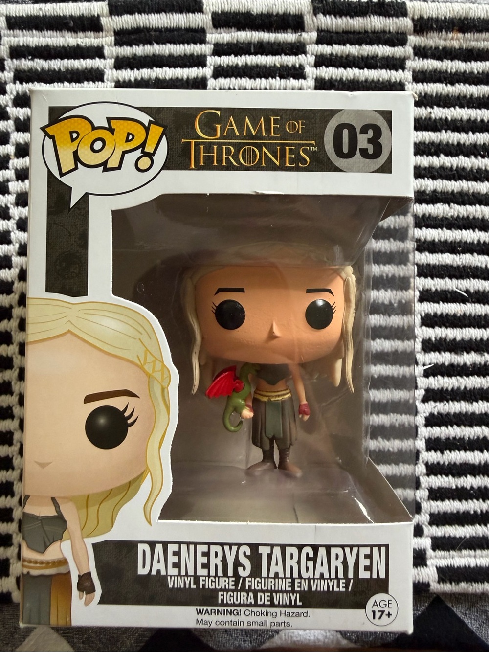 Funko pop Daenerys Targaryen Vinyl Figure - Blonde, Black, White